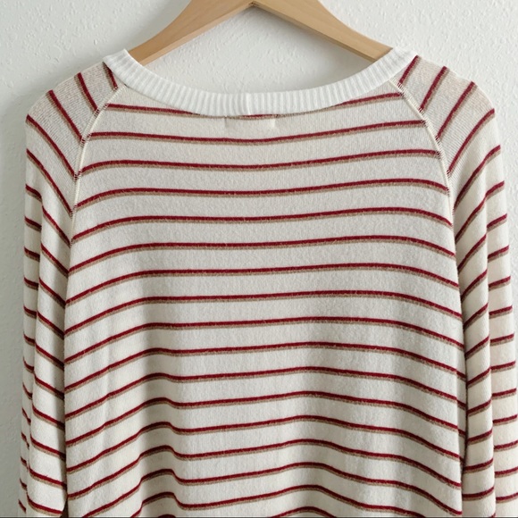 LNA Jamie Stripe Knit Raglan Sleeve Pullover - Picture 8 of 11